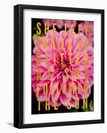 Glittery Flower I-Susan Bryant-Framed Art Print