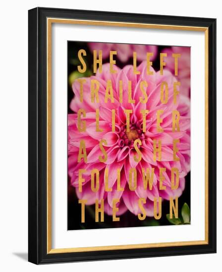 Glittery Flower I-Susan Bryant-Framed Art Print