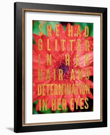 Glittery Flower II-Susan Bryant-Framed Art Print