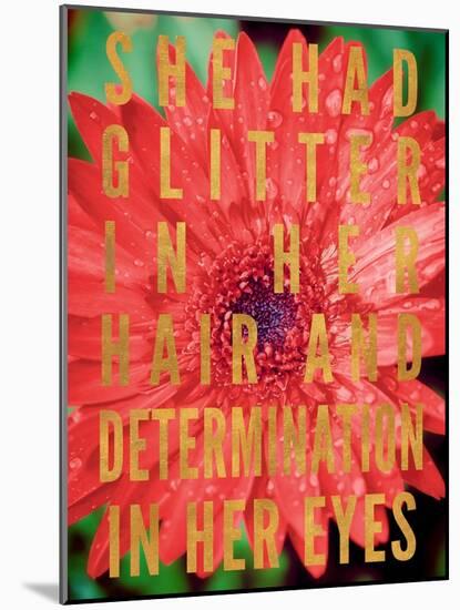 Glittery Flower II-Susan Bryant-Mounted Art Print