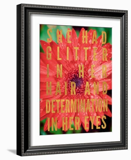 Glittery Flower II-Susan Bryant-Framed Art Print