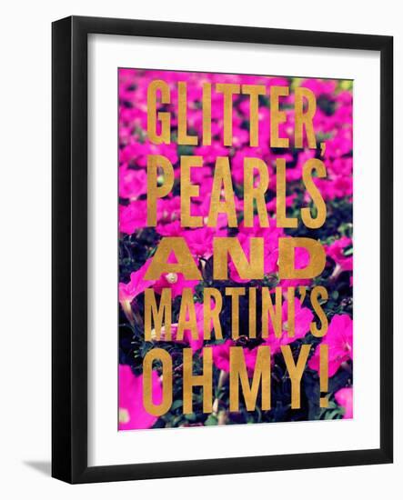 Glittery Flower III-Susan Bryant-Framed Art Print