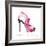 Glitz and Glam VII Pink-Mercedes Lopez Charro-Framed Art Print