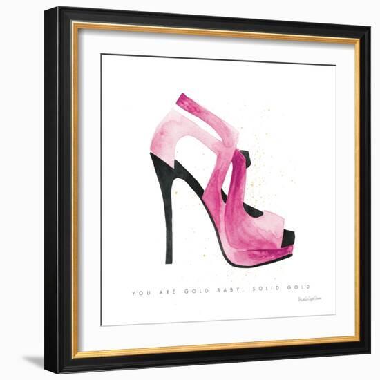 Glitz and Glam VII Pink-Mercedes Lopez Charro-Framed Art Print