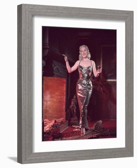 Glitzy Dress 1950s-Charles Woof-Framed Photographic Print