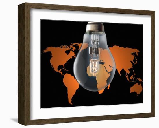 Global Energy Consumption-Victor De Schwanberg-Framed Photographic Print