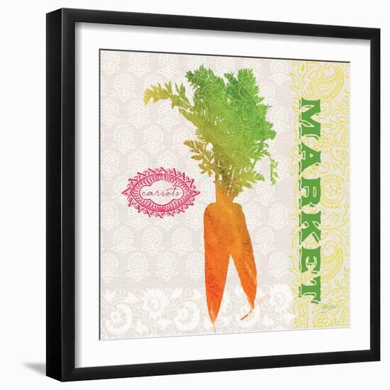 Global Garden Carrots-Bella Dos Santos-Framed Art Print