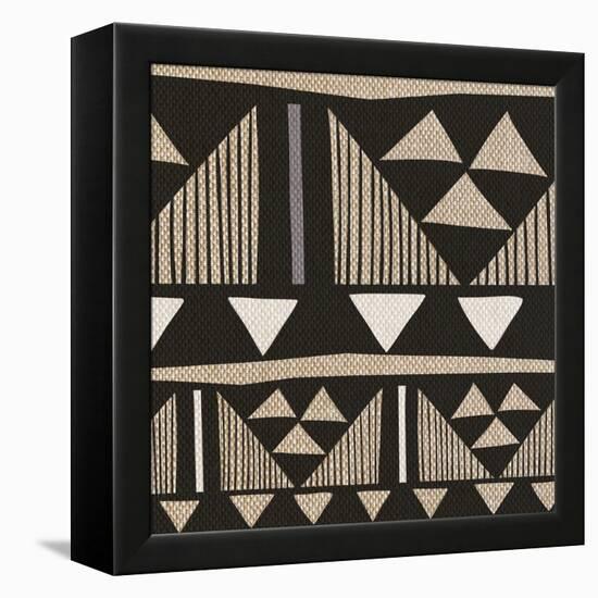 Global Geometric Print 1-Evangeline Taylor-Framed Stretched Canvas