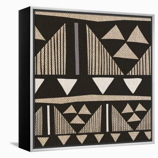 Global Geometric Print 1-Evangeline Taylor-Framed Stretched Canvas