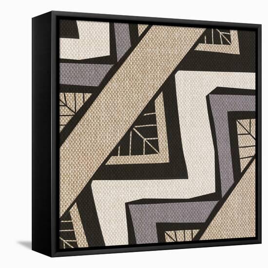 Global Geometric Print 4-Evangeline Taylor-Framed Stretched Canvas