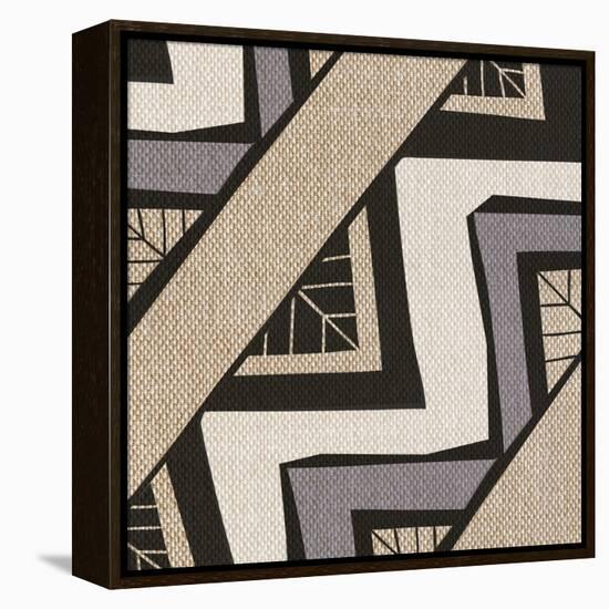 Global Geometric Print 4-Evangeline Taylor-Framed Stretched Canvas