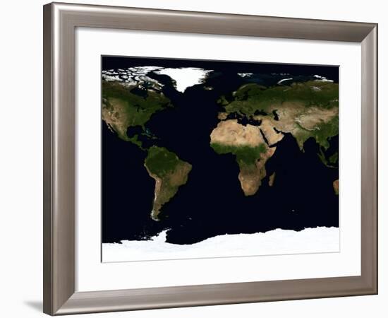 Global Image of the World-Stocktrek Images-Framed Photographic Print