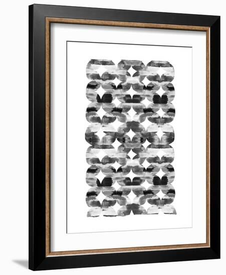 Global Influence 1 B&W-Bella Dos Santos-Framed Art Print