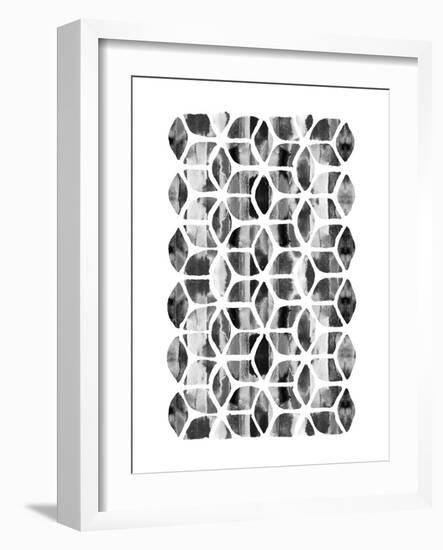 Global Influence 2 B&W-Bella Dos Santos-Framed Art Print