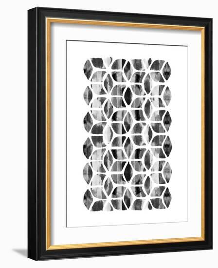 Global Influence 2 B&W-Bella Dos Santos-Framed Art Print