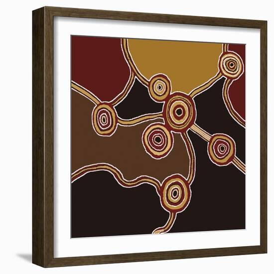 Global Pattern - Connect-Mark Chandon-Framed Giclee Print