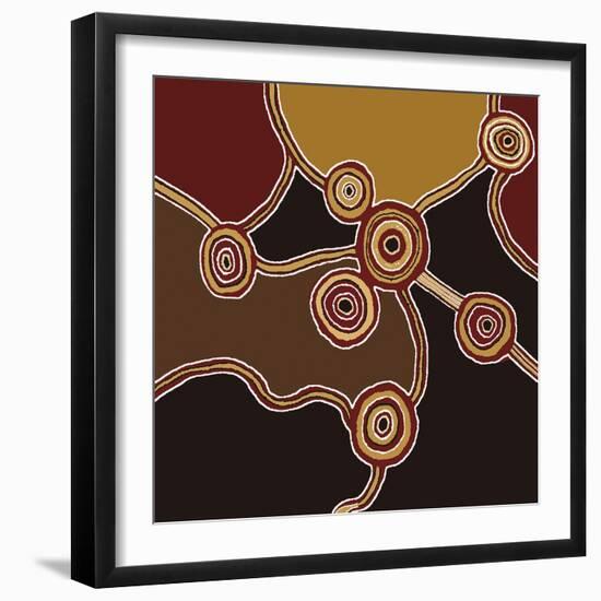 Global Pattern - Connect-Mark Chandon-Framed Giclee Print