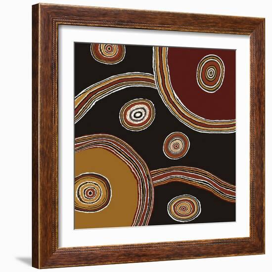 Global Pattern - Float-Mark Chandon-Framed Giclee Print