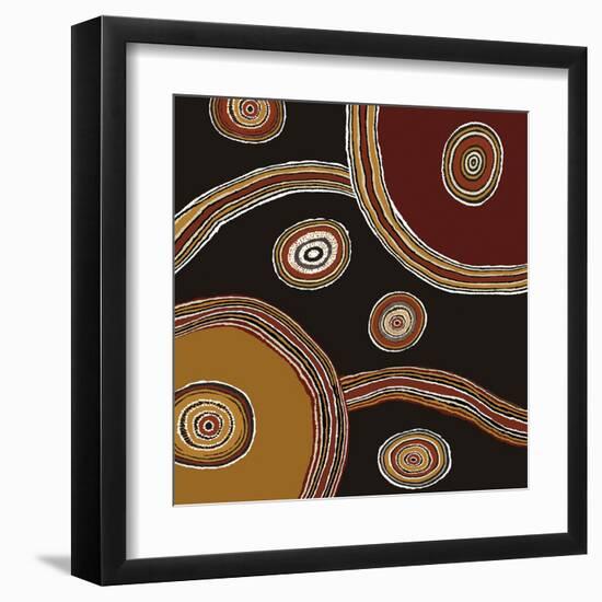 Global Pattern - Float-Mark Chandon-Framed Giclee Print