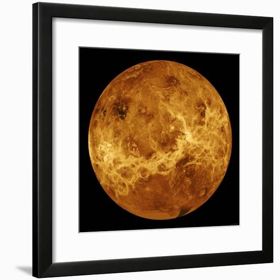 Global View of the Surface of Venus-Stocktrek Images-Framed Photographic Print