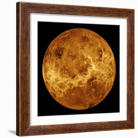 Global View of the Surface of Venus-Stocktrek Images-Framed Photographic Print