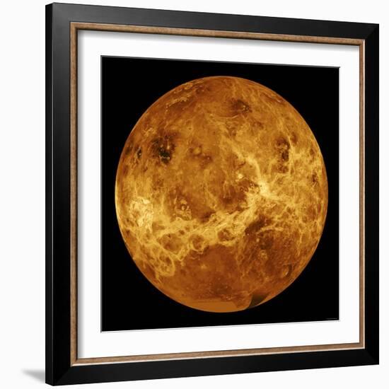 Global View of the Surface of Venus-Stocktrek Images-Framed Photographic Print