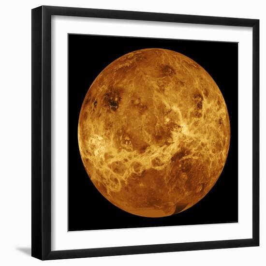 Global View of the Surface of Venus-Stocktrek Images-Framed Photographic Print