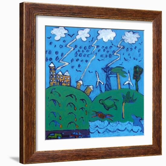 Global Warming-Paul Powis-Framed Giclee Print