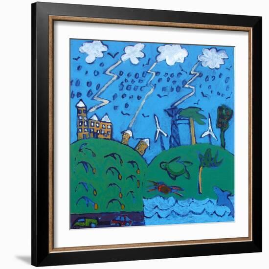 Global Warming-Paul Powis-Framed Giclee Print