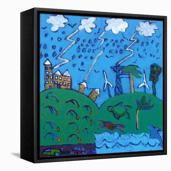 Global Warming-Paul Powis-Framed Premier Image Canvas