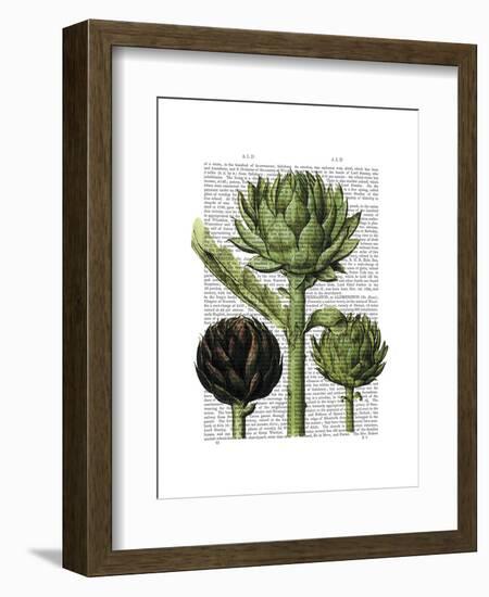 Globe Artichoke Print 1-Fab Funky-Framed Art Print