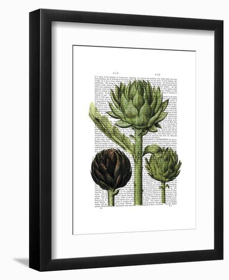 Globe Artichoke Print 1-Fab Funky-Framed Art Print