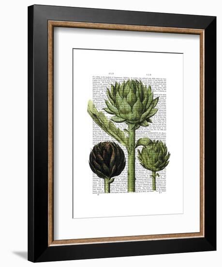 Globe Artichoke Print 1-Fab Funky-Framed Art Print