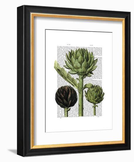 Globe Artichoke Print 1-Fab Funky-Framed Art Print