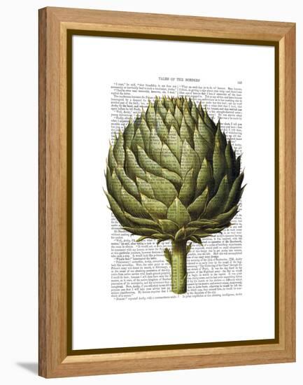 Globe Artichoke Print 2-Fab Funky-Framed Stretched Canvas