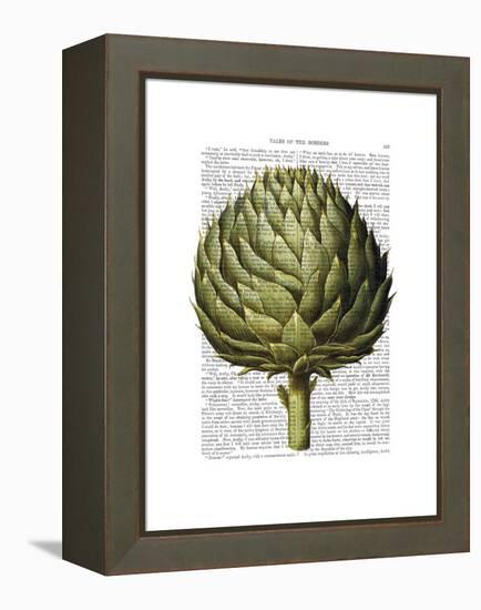 Globe Artichoke Print 2-Fab Funky-Framed Stretched Canvas