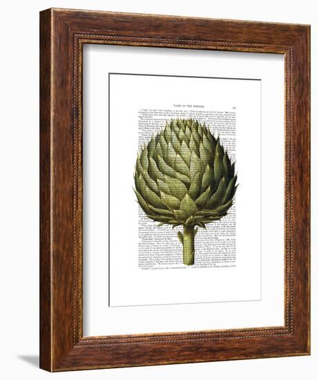 Globe Artichoke Print 2-Fab Funky-Framed Art Print