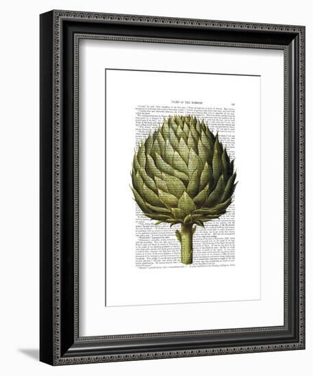 Globe Artichoke Print 2-Fab Funky-Framed Art Print