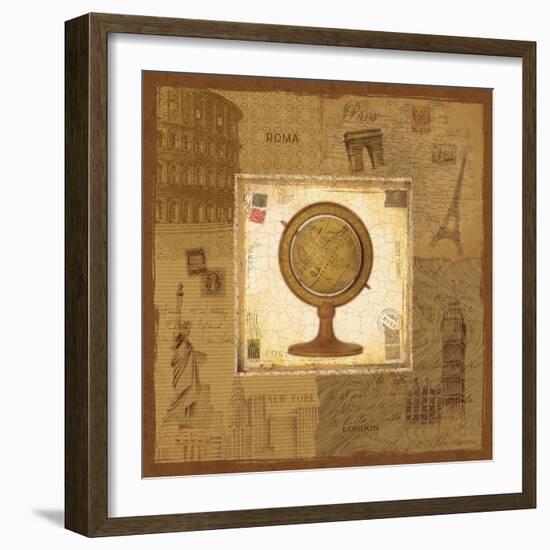 Globe I-Pela Design-Framed Art Print