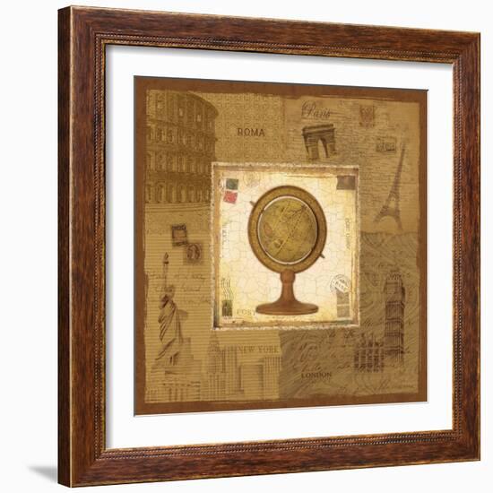 Globe I-Pela Design-Framed Art Print