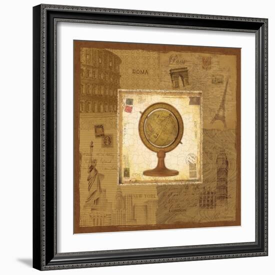 Globe I-Pela Design-Framed Art Print