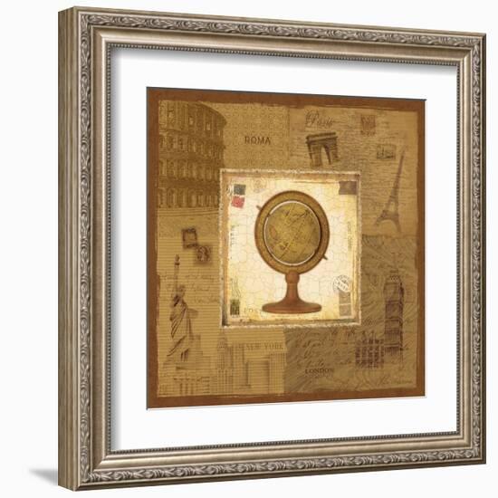 Globe I-Pela Design-Framed Art Print