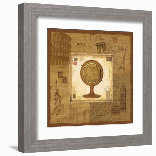 Globe I-Pela Design-Framed Art Print