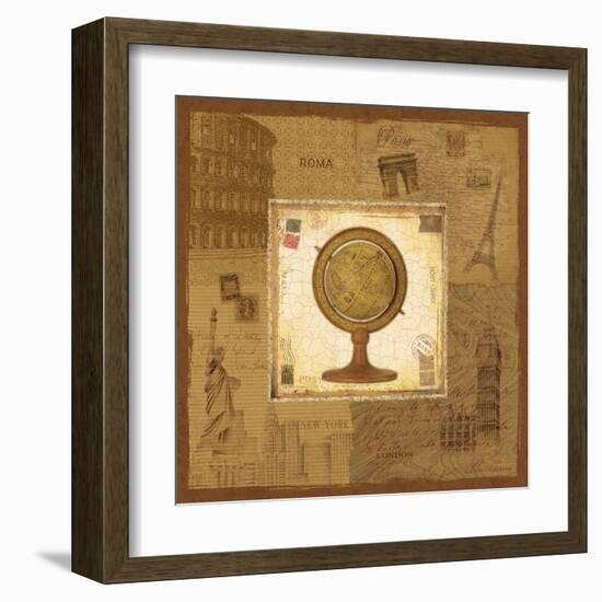 Globe I-Pela Design-Framed Art Print