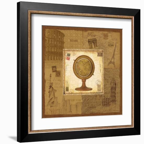 Globe I-Pela Design-Framed Art Print