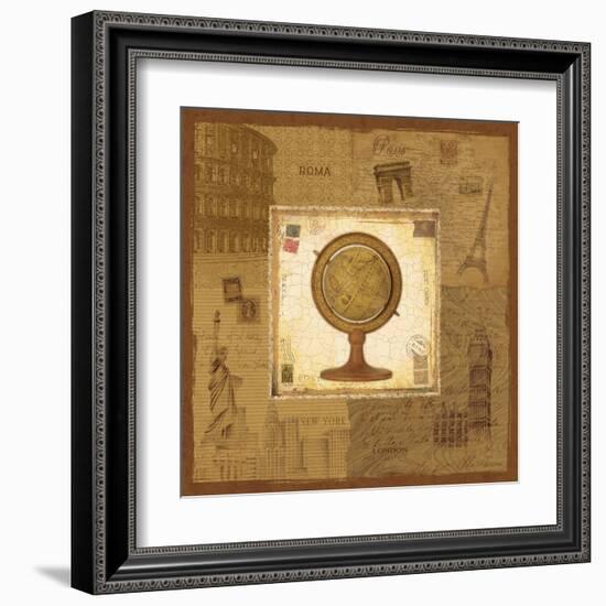 Globe I-Pela Design-Framed Art Print