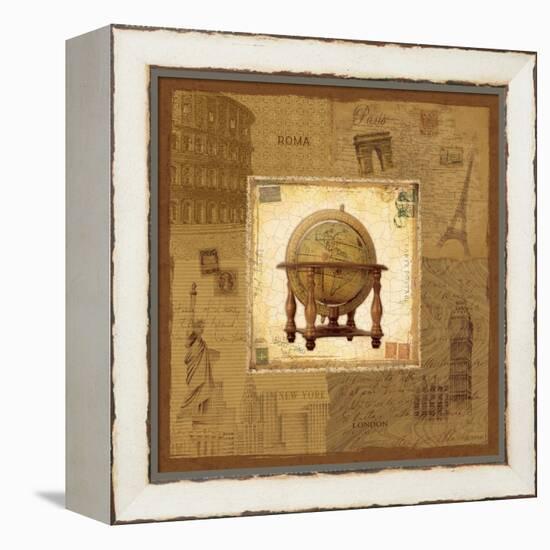 Globe II-Pela Design-Framed Stretched Canvas