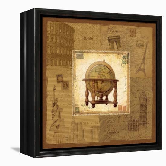 Globe II-Pela Design-Framed Stretched Canvas