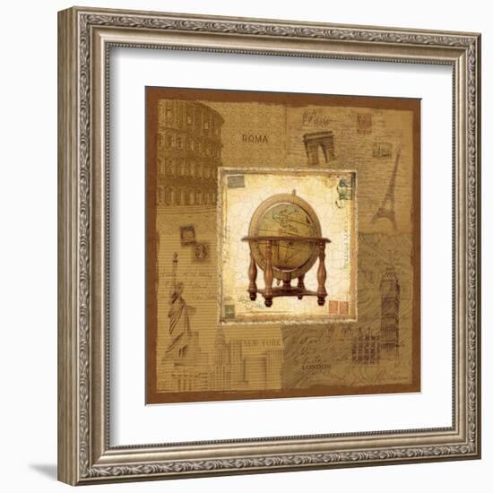 Globe II-Pela Design-Framed Art Print