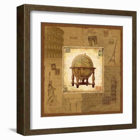 Globe II-Pela Design-Framed Art Print